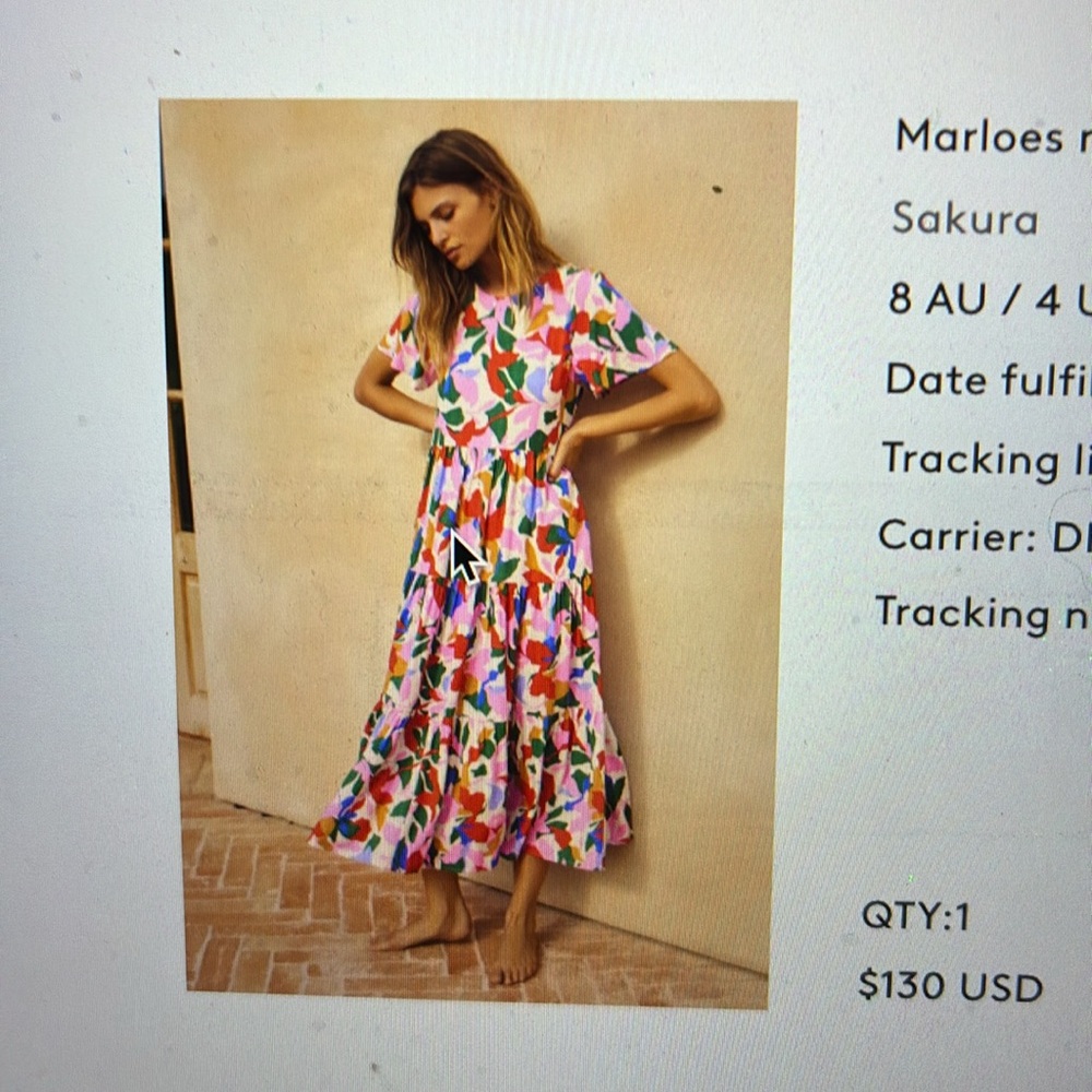 Mister Zimi Colorful Floral Maxi Dress - Picture 8 of 8